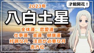 八白 土星 2023|2023年 八白土星（はっぱくどせい）の運勢【九星気学】